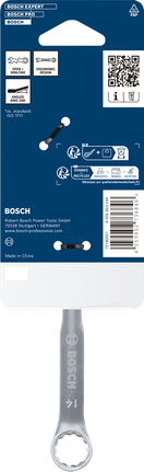Kunci kombinasi Bosch 14 mm krom vanadium.